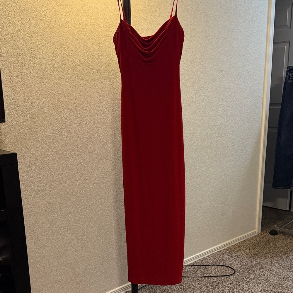 All that Jazz Red Spaghetti Strap Dress